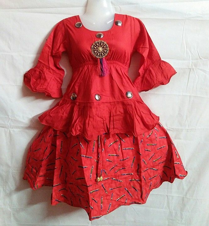 Kids skrits and top , size :(16-18) uploaded by RED ROSE FASHION on 8/23/2020