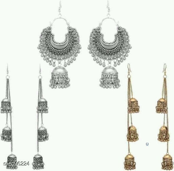 Combo pack of beautyful earrings uploaded by business on 7/19/2021