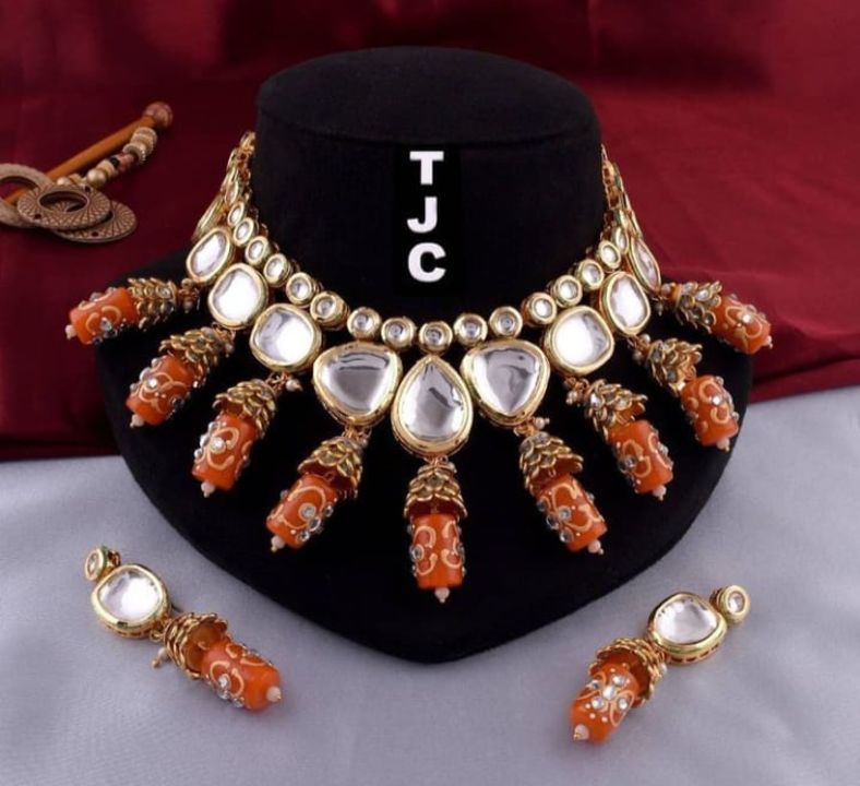 Kundan necklace uploaded by business on 7/19/2021