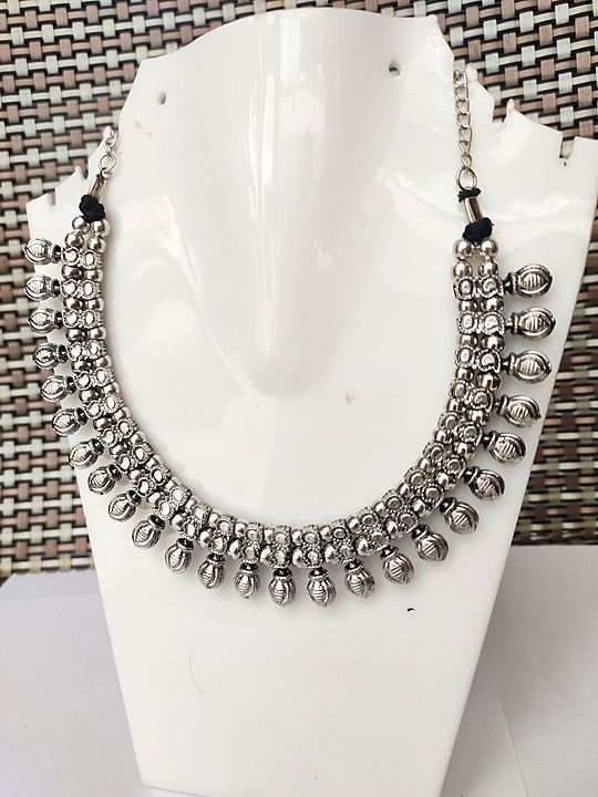 Post image Hey! Checkout my new collection called Oxidized silver Necklace.