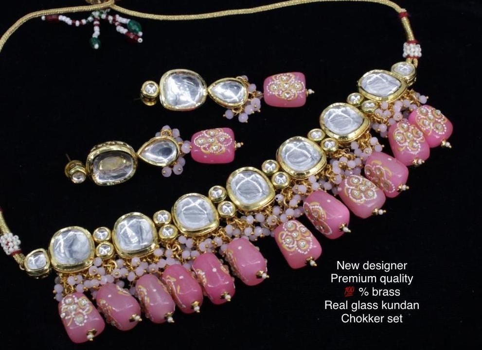 Kundan necklace uploaded by RK jewellers on 7/19/2021
