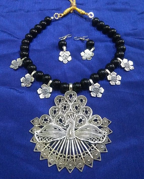 Oxidised Jewellery Sets
Base Metal: Alloy
Plating: German Silver
Stone Type: Pearls
 uploaded by business on 8/23/2020