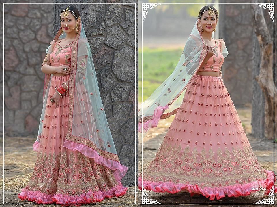 Post image 🦚 *Bridal Lehangas Choli*🦚
=======================
     🦚 *Peafowl Vol-50* 🦚
=======================
*Febric Details Attached*
=======================
*Single &amp; Multiple Available*
=======================
*951 🍂 *Out Of Stock* 🍂 
*Design No:- 952=3299/-₹*
*Design No:- 953=3299/-₹*
*Design No:- 954=3299/-₹*
*Design No:- 955=3299/-₹*
*Design No:- 956=3299/-₹*
=======================
*please upload and forward*
ask any questions related to products 
===========================
*Lehangas &amp; choli fabric-Soft net*
*Work-Embrodery*
===========================
Ready to Shipping • World Wide 🚩
*This is a Original Product Photo-Shoot Product.*✔