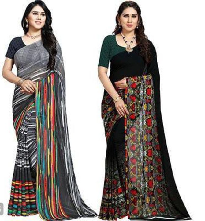 Post image Beautiful Combo of 2 Georgette Printed Daily Wear Sarees With Blouse
*Color*: Multicoloured
*Fabric*: Georgette
*Type*: Saree with Blouse piece
*Style*: Printed
*Design Type*: Daily Wear
*Saree Length*: 5.5 (in metres)
*Blouse Length*: 0.8 (in metres)


Hi, check out this collection available at best price for you.💰💰 If you want to buy any product, message me

Price:-620+fs