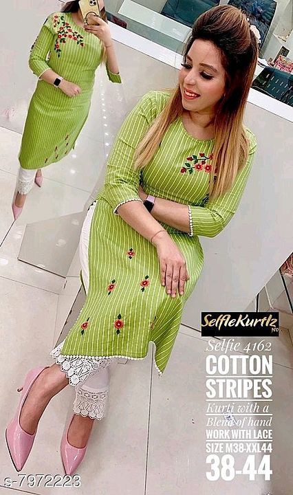 Kurti with pant uploaded by business on 8/23/2020