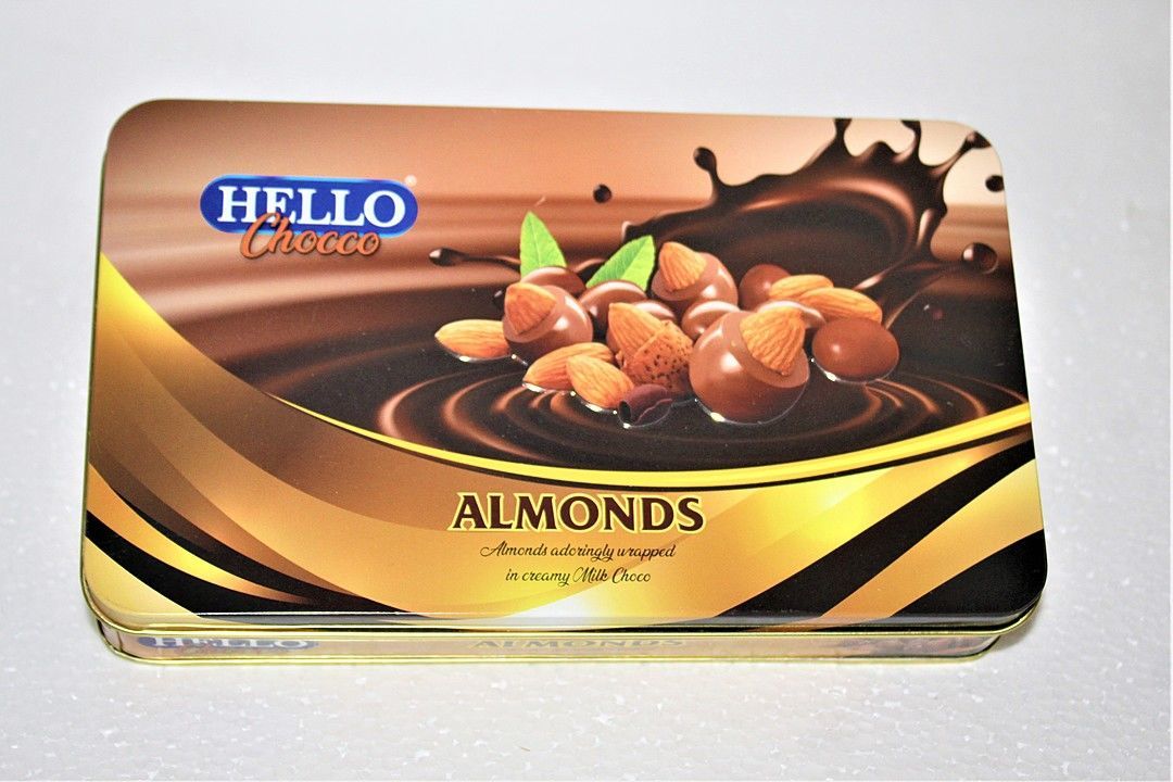 Nuties almond tin uploaded by business on 8/23/2020