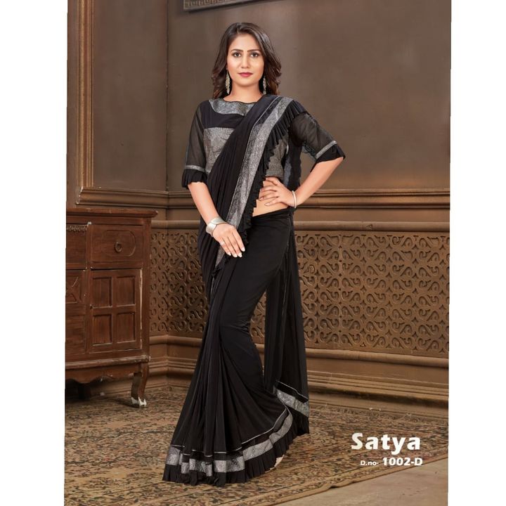 Ready to wear saree uploaded by Exclusive fashionable saree on 7/19/2021