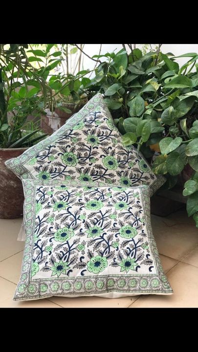 Fluffy white printed cushion covers for sofa  uploaded by Kohinoor textiles on 7/19/2021