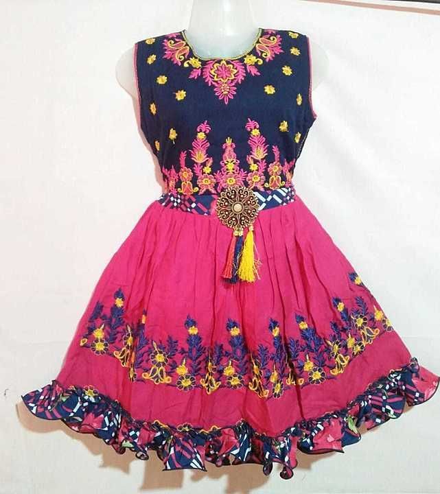 Kids Rayon frock , size:( 20-30) uploaded by RED ROSE FASHION on 8/23/2020