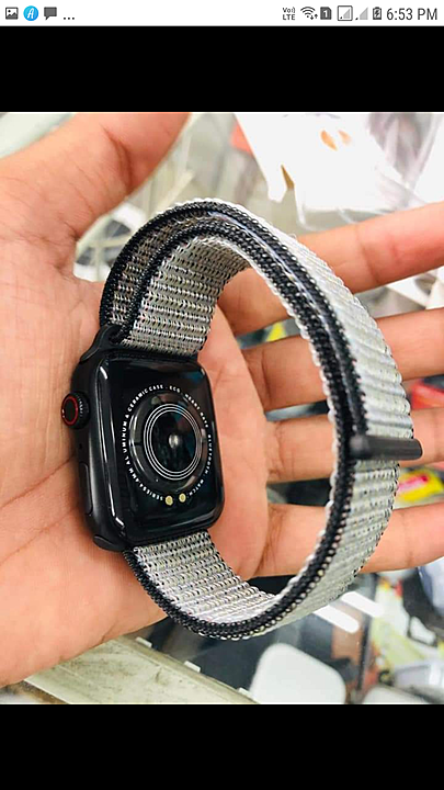 Apple calling smart watch welcro full fit belt uploaded by Aayush mobile on 8/23/2020
