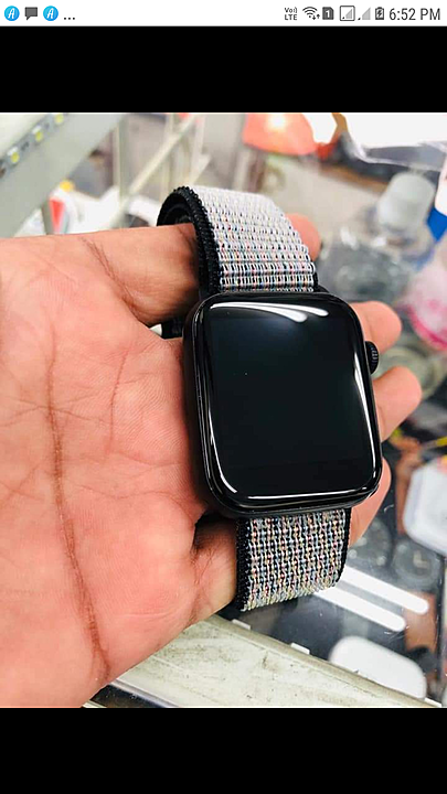 Apple calling smart watch welcro full fit belt uploaded by Aayush mobile on 8/23/2020