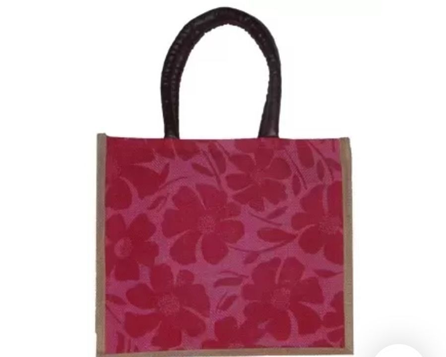 Post image Jute bag shopping bag with cotton handle