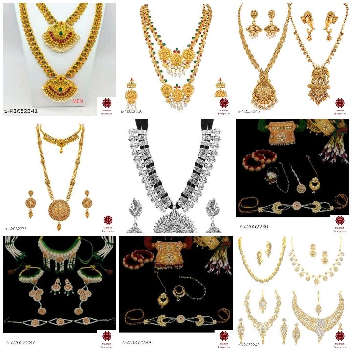 Feminine Beautiful Jewellery Sets* uploaded by Vaishali Jinde on 7/19/2021
