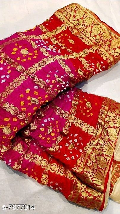Bandhani saree uploaded by business on 8/23/2020