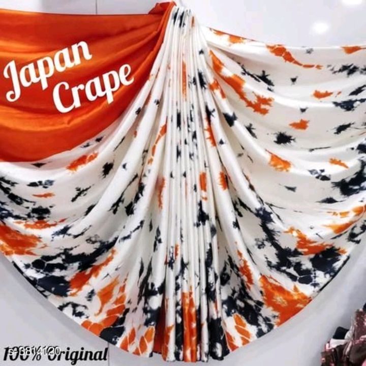 Trendy Japan Satin Printed Women's Sarees uploaded by Bipasha's All Types Collections on 7/20/2021