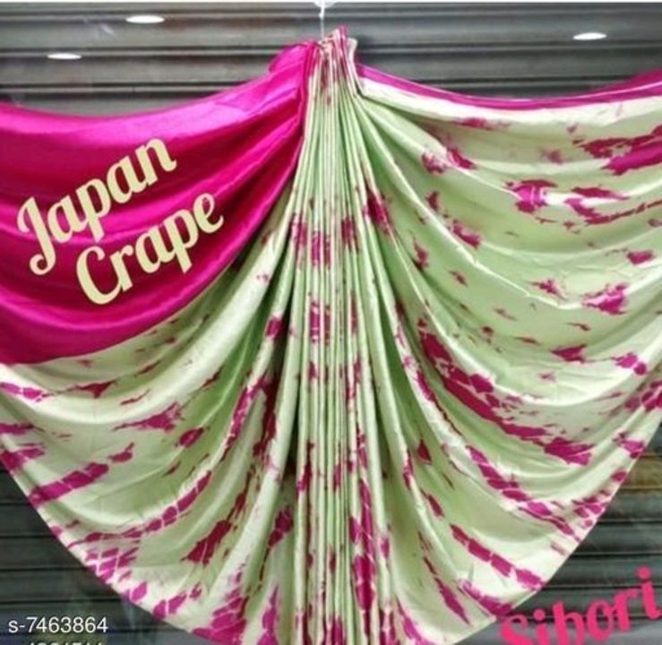 Trendy Japan Satin Printed Women's Sarees uploaded by Bipasha's All Types Collections on 7/20/2021