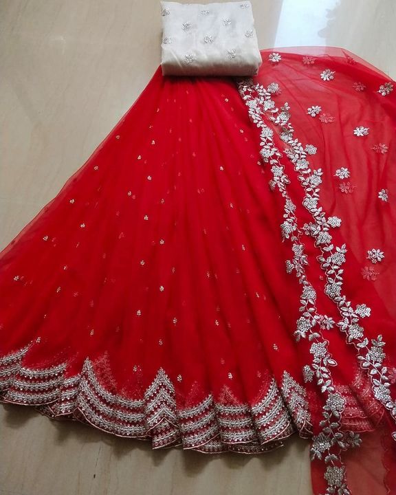 *New arrivals*

*Half Saree Now In Trend*



😍Heavy Oraganza lehanga with blouse along with cutwork uploaded by Harsha on 7/20/2021