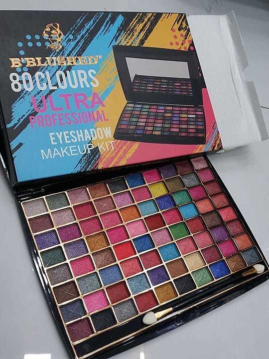 80 colour Eyeshadow palette uploaded by Gajanand cosmetic on 5/29/2020