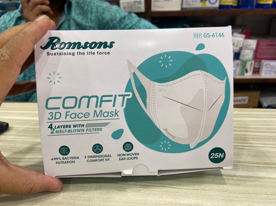 Comfit 3D Face Mask uploaded by I.C PHARMA & TRADERS on 7/20/2021