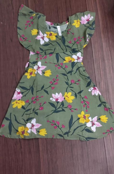 Floral print girls frock uploaded by Fashion bazaar on 7/20/2021