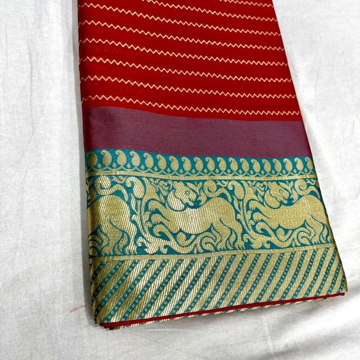 Soft Silk saree with Blouse Piece uploaded by Wonder Women on 7/20/2021