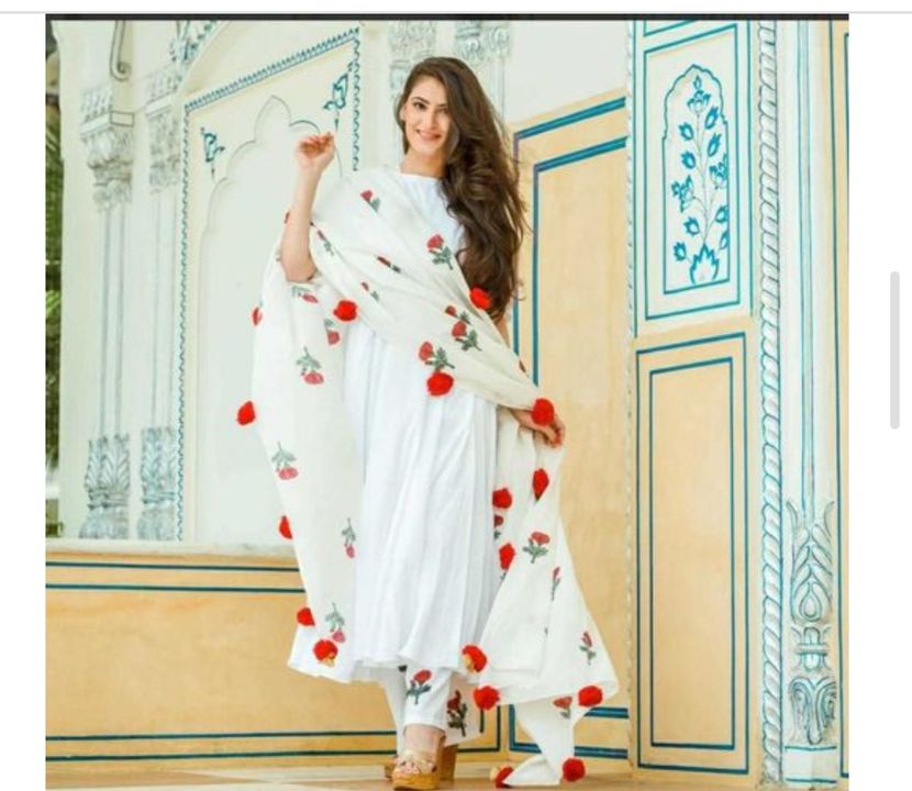 Post image I want 10 Pieces of Kurti plazzo plus Dupatta need 10 PC's under 400.
Chat with me only if you offer COD.
Below is the sample image of what I want.