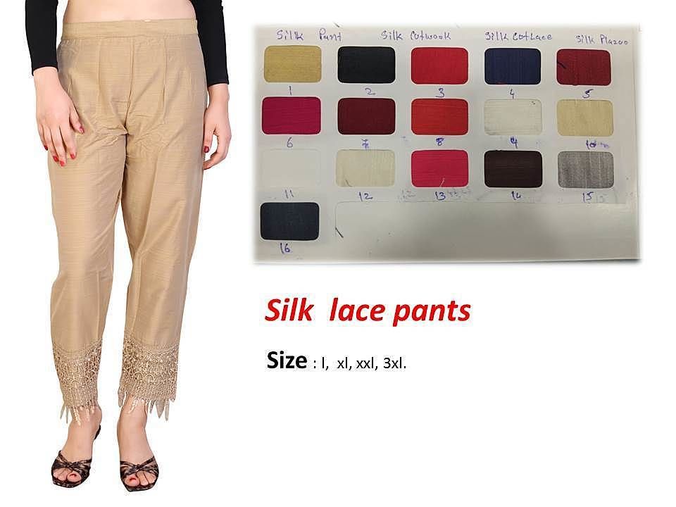 Silk lacepants uploaded by business on 8/23/2020