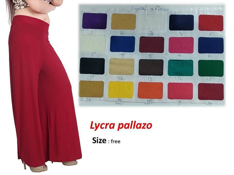 Lycra pallazo uploaded by business on 8/23/2020