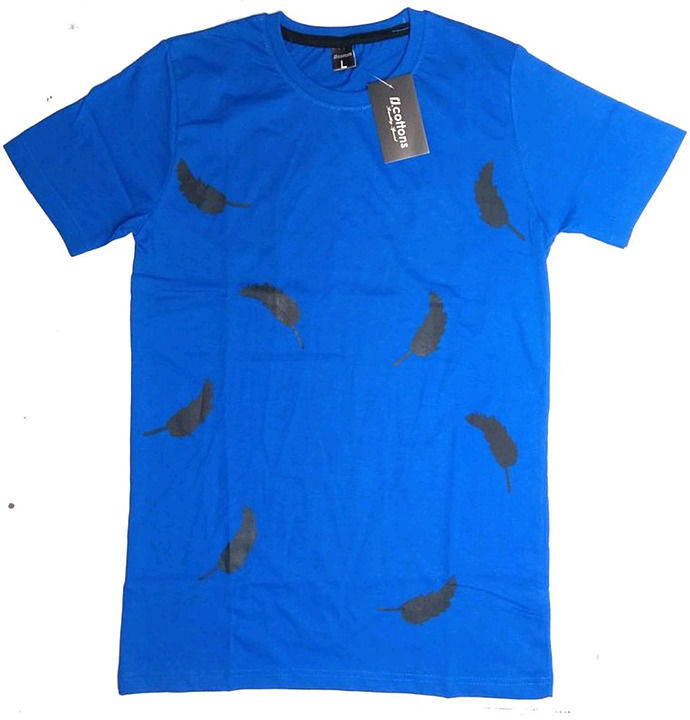 Men's t-shirt blue print uploaded by business on 5/29/2020