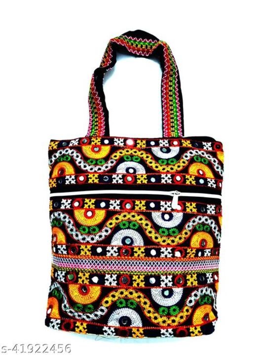 Embroidery hand bag uploaded by Umiya Enterprise on 7/21/2021