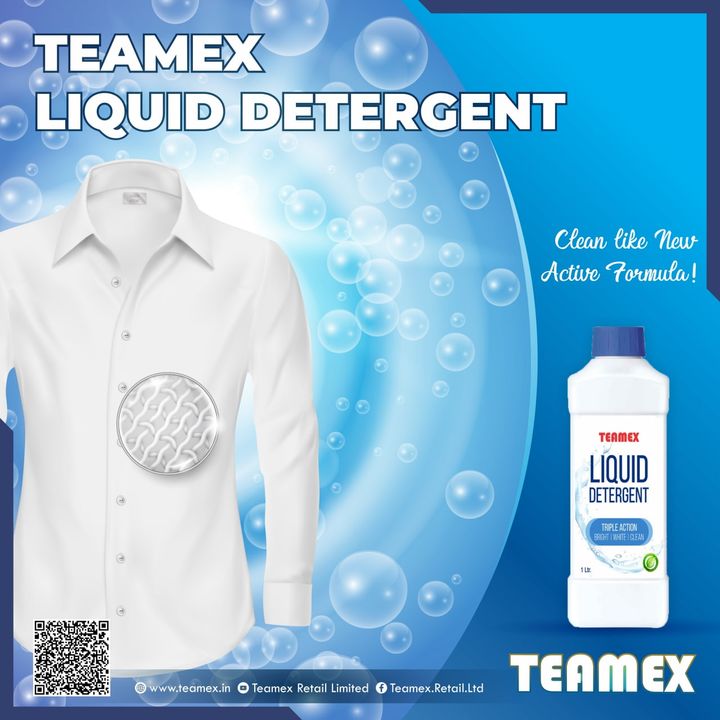 Teamex detergent liquid uploaded by Aayurved mart on 7/21/2021