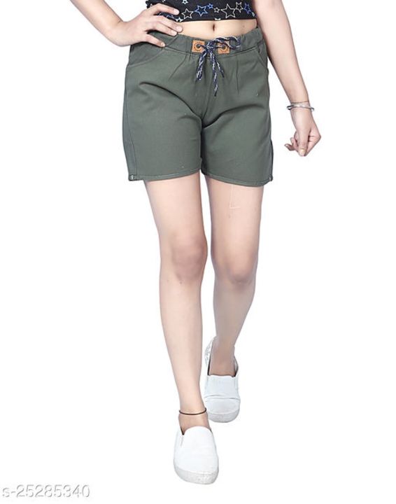Product image of Name:*Gorgeous Trendy Women Shorts*, price: Rs. 299, ID: name-gorgeous-trendy-women-shorts-f8ffdfff