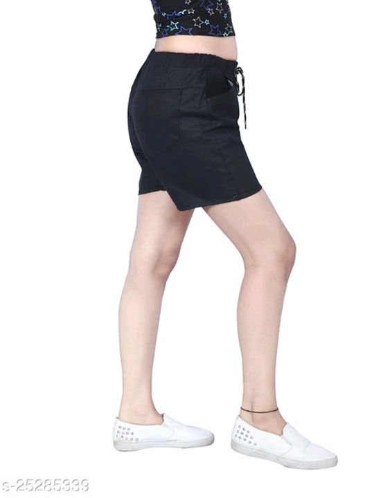 Product image of Name:*Gorgeous Trendy Women Shorts*, price: Rs. 299, ID: name-gorgeous-trendy-women-shorts-27837598