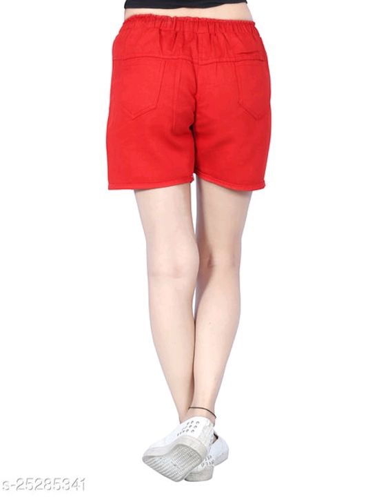Name:*Gorgeous Trendy Women Shorts* uploaded by BLUE BRAND COLLECTION on 7/21/2021
