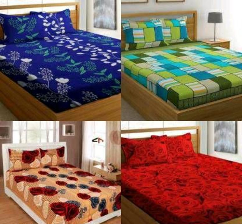 Post image Pack of 4 double bedsheet combo899/- only free shipping cod acceptedOrder book on my whatsapp 8130901976Join my group for new collection 👇👇https://chat.whatsapp.com/DPvwmuXKurMH11kZRUJ9Us