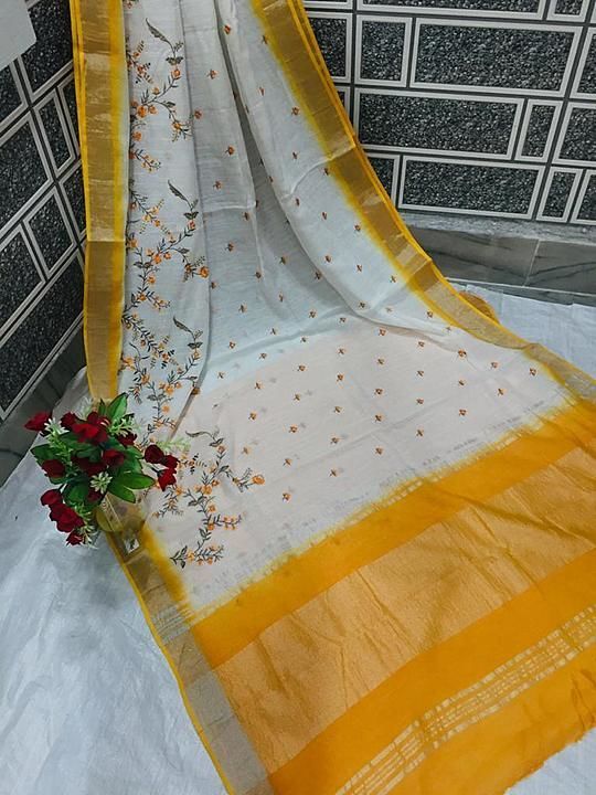 Post image I m manufacture Pure linen fabric saree and salwar suit more design my WhatsApp contact no direct link https://wa.me/c/918268837215