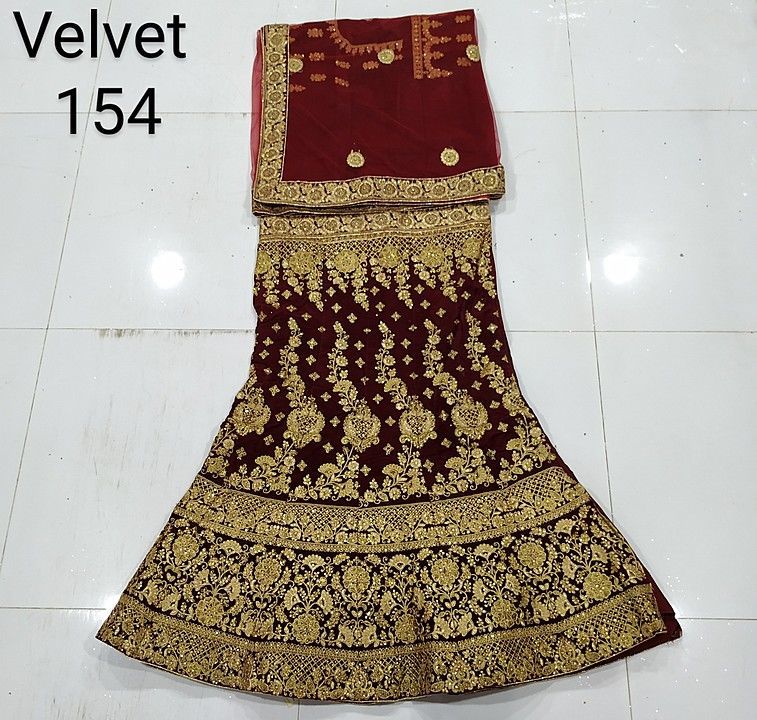 Post image Hey! Checkout my new collection called Velvet lengha.