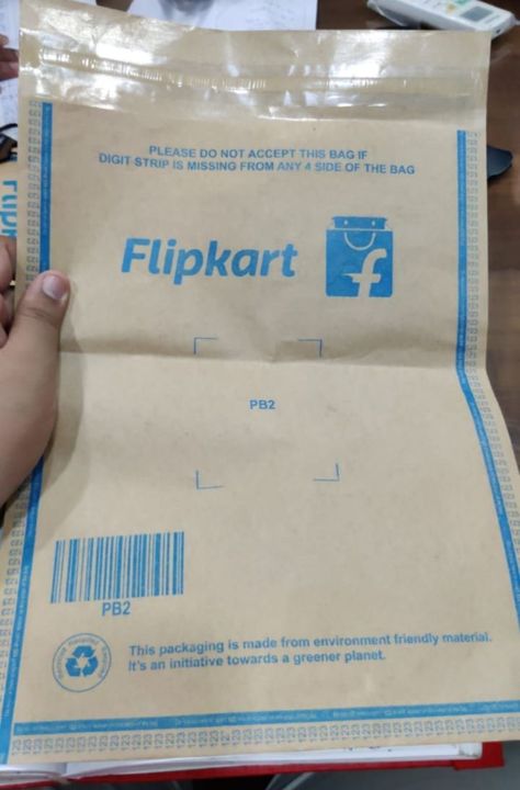 Flipkart printed paper bags uploaded by business on 7/21/2021