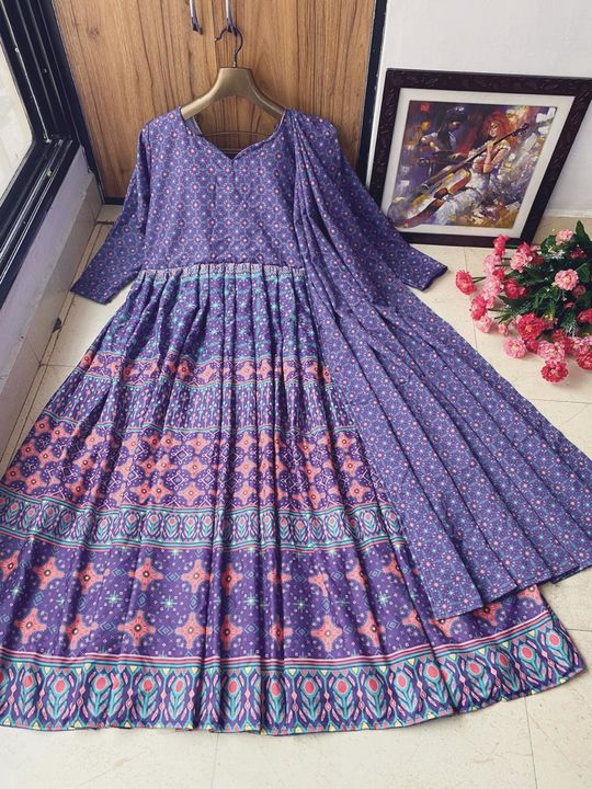 Anarkali gown uploaded by business on 7/21/2021