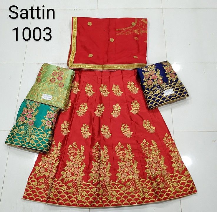 Post image Hey! Checkout my new collection called Sattin lengha.