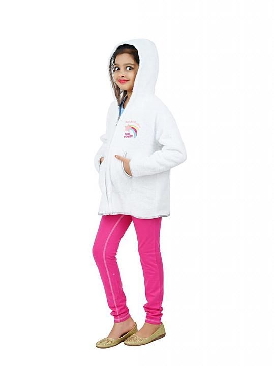 Girls fur hooded jacket set uploaded by KRITWI FASHION on 8/24/2020