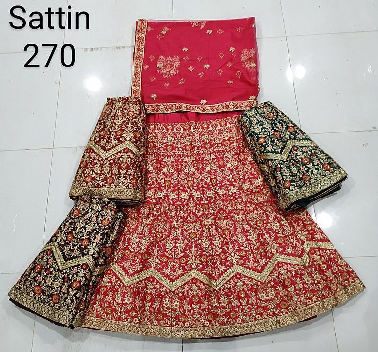 Post image Hey! Checkout my new collection called Sattin lengha.