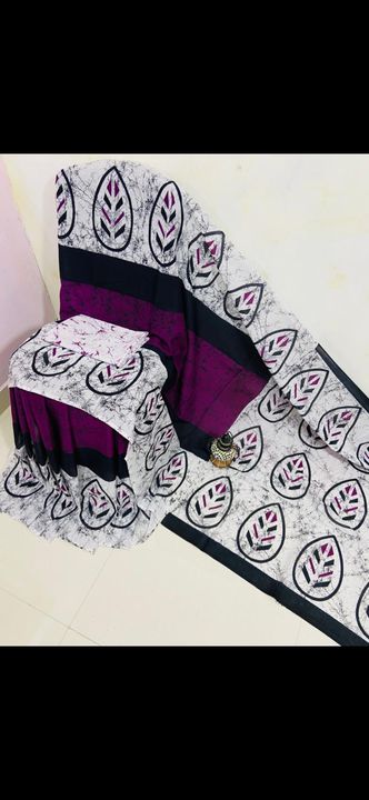 Mulmul cotton saree uploaded by business on 7/21/2021