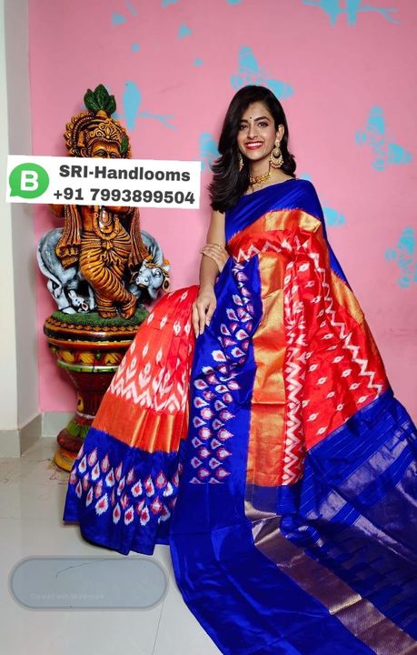 Pochampally ikkat PATTU sarees uploaded by Sri umamaheshwari ikat handloom on 7/22/2021
