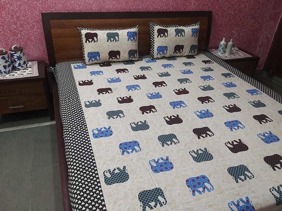 New Exclusive Collection 
    Screen Print Bedsheet
Size =90*108
And Many more Designs  uploaded by Aatmnirbhar Bagru  on 8/24/2020