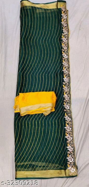 Party wear lahriya sarees uploaded by Rudrapotter on 7/22/2021