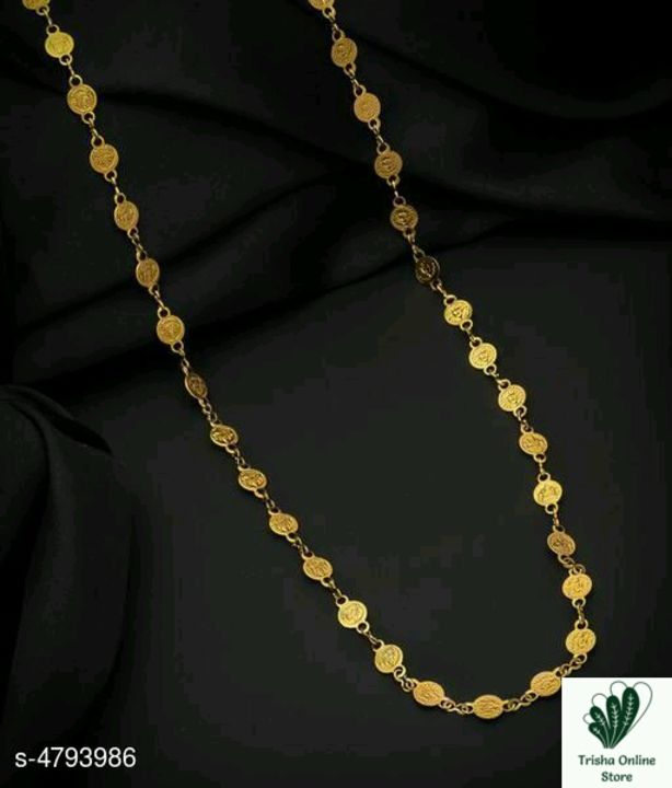 Women's Brass Gold Plated Necklaces & Chains uploaded by Trisha Online Store on 7/22/2021