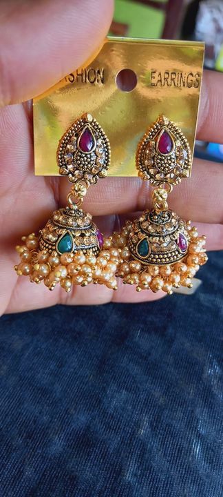 Post image 80rs pc+$JhumkiMore information contact us 8815152849Bulk order &amp; singal pc available