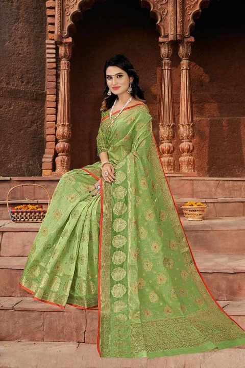 Srfl 58r traditional saree uploaded by Brahmputra Mart on 7/22/2021