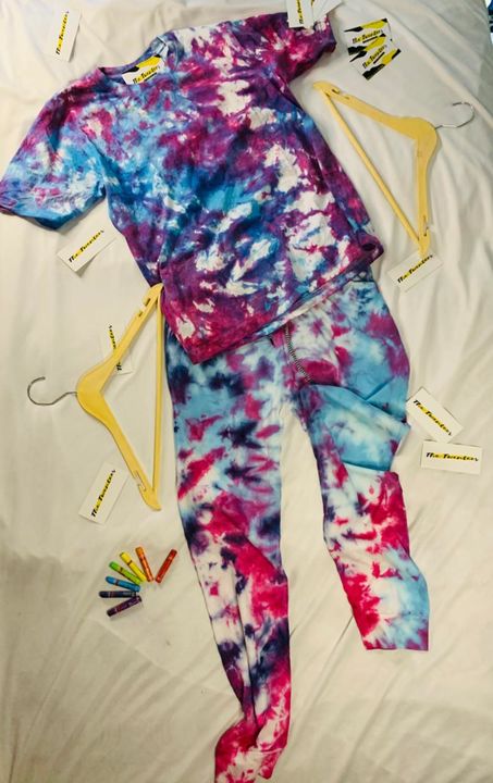 Galaxy Tie and Dye Co-ord Set uploaded by business on 7/22/2021
